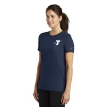Ladies Nike Dri-FIT Cotton/Poly Tee - Screen Print