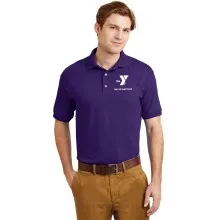 Geyer Gym Sports Staff - Adult DryBlend Jersey Knit Sport Shirt - Screen Print w/ Left Chest Y Montclair 