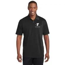 Membership Staff -Mens RacerMesh™ Polo  - Embroidered LC YMCA Montclair w/ Y STAFF back